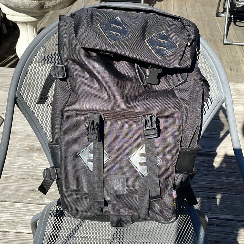 Topo Designs Premium cinch-top and buckle backpack. Perfect shape like new!